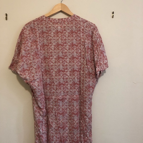 Lou & Grey Pink Patterned Summer Shirt Dress - Picture 6 of 8